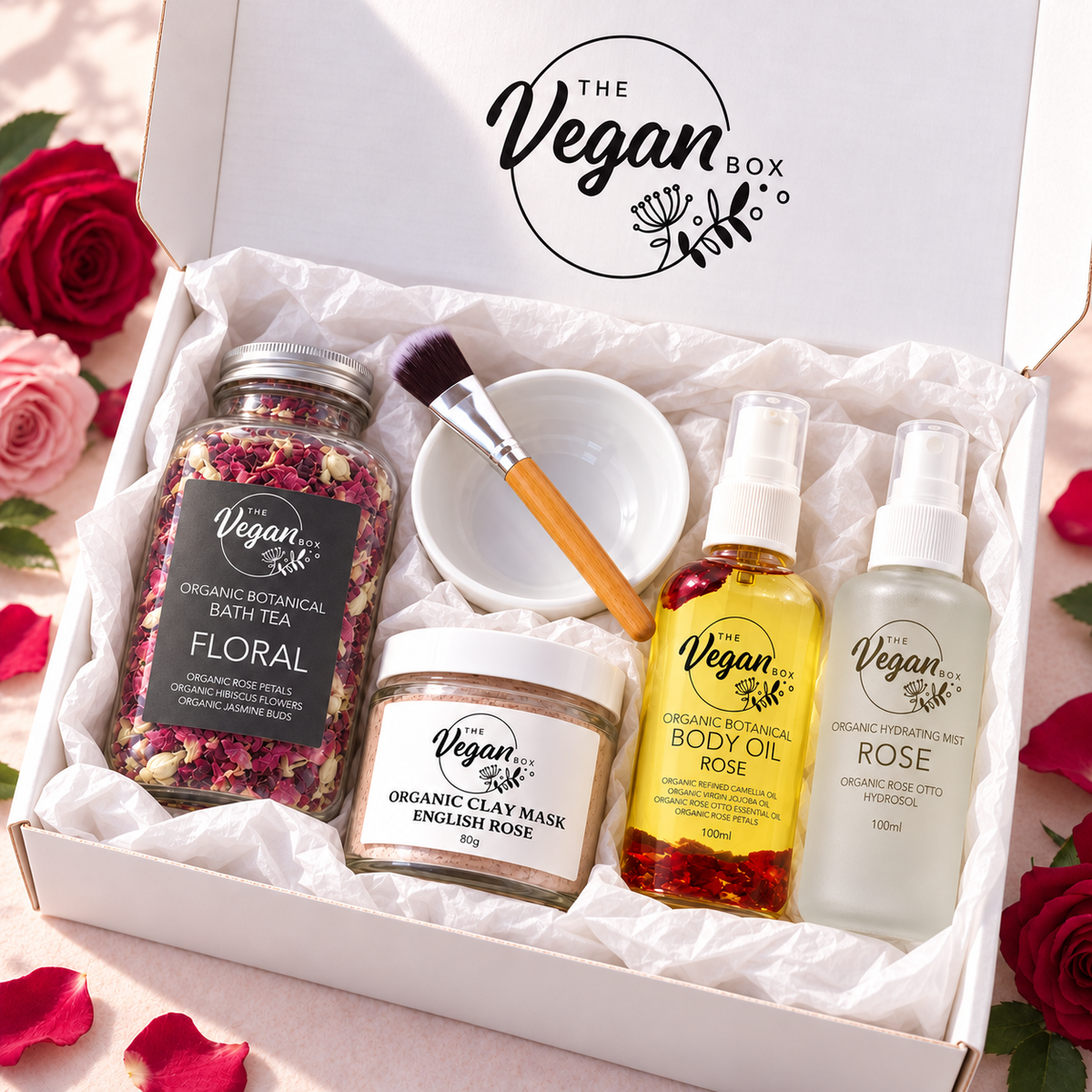 The Vegan Box Gift Set - Rose