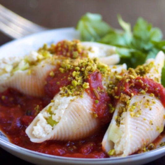 Vegan Ricotta Stuffed Shells Recipe!