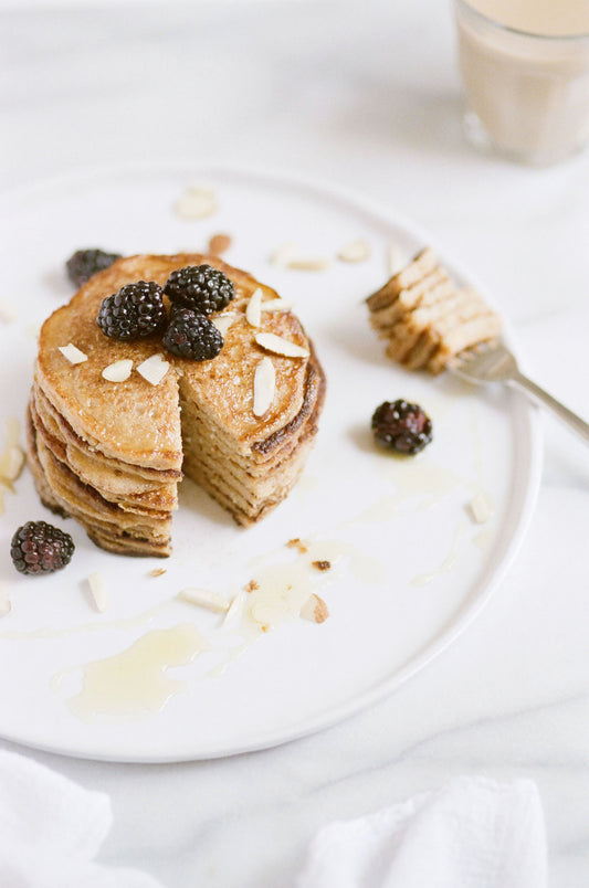 "But, where do you get your protein".... with pancakes!
