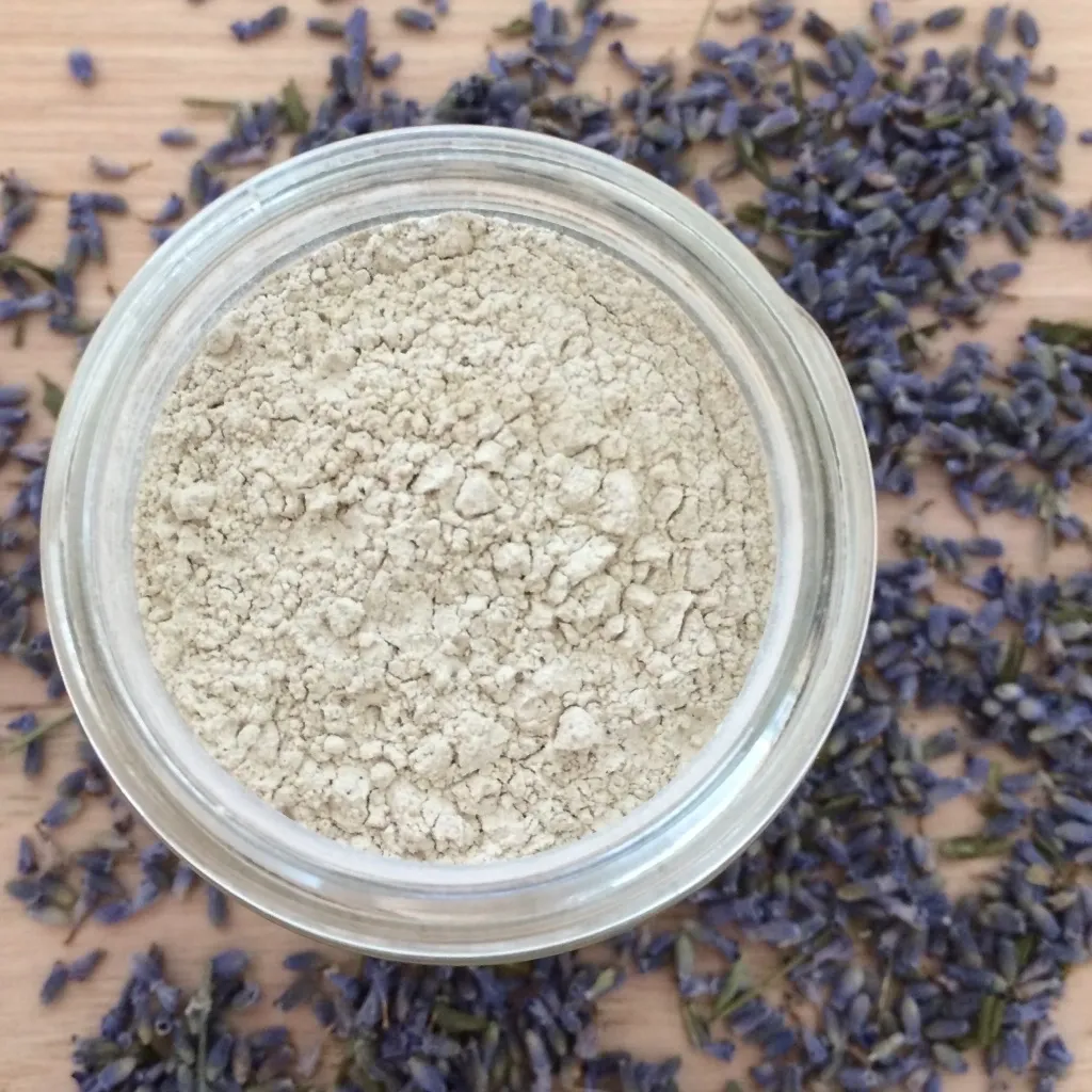 Organic Clay Mask Lavender (glass jar)