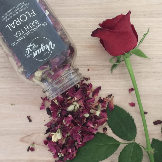 Organic Bath Tea - Floral (glass jar)