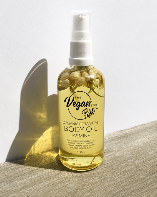 Organic Body Oil - Jasmine (glass bottle)