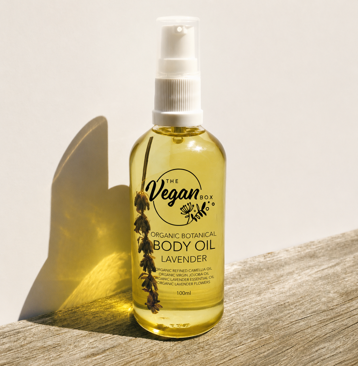 Organic Body Oil - Lavender (glass bottle)