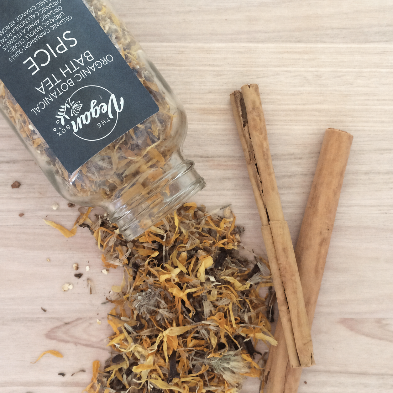 Organic Bath Tea - Spice (glass jar)