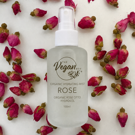 Organic Rose Otto Hydrosol (glass bottle)