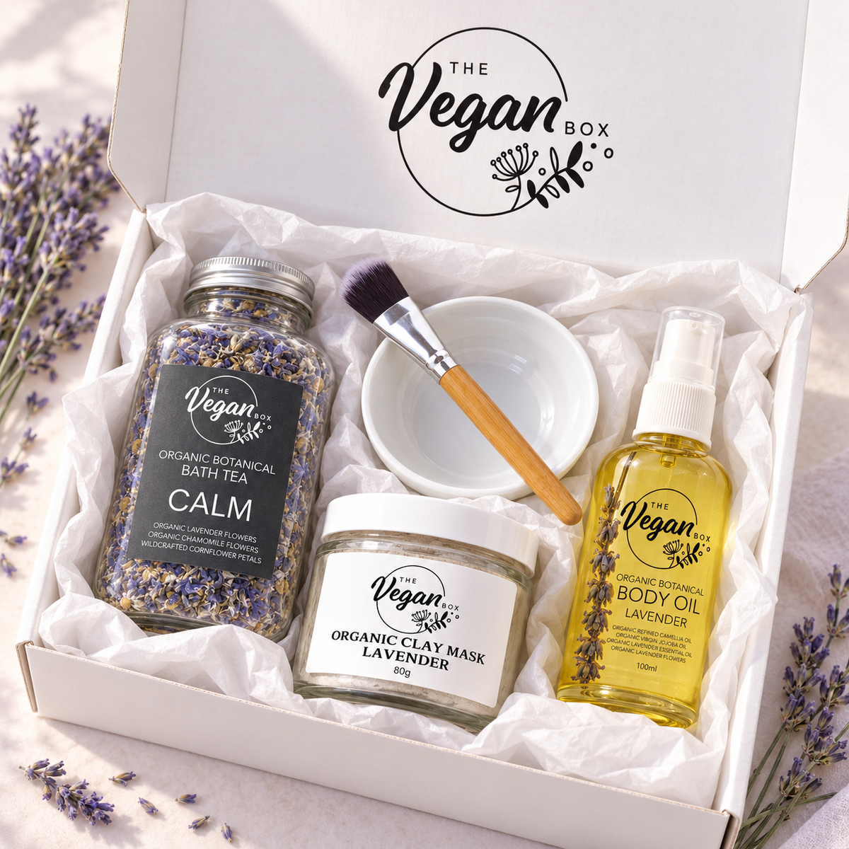 The Vegan Box Gift Set - Lavender